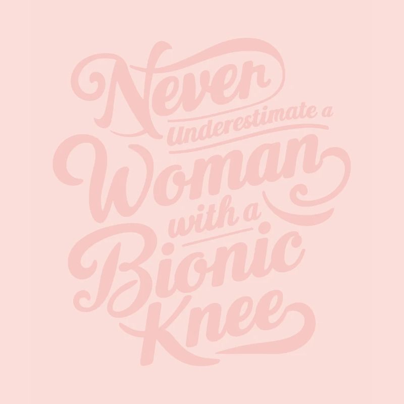 Femme Bionic Chirurgie De Remplacement Du Genou Joint