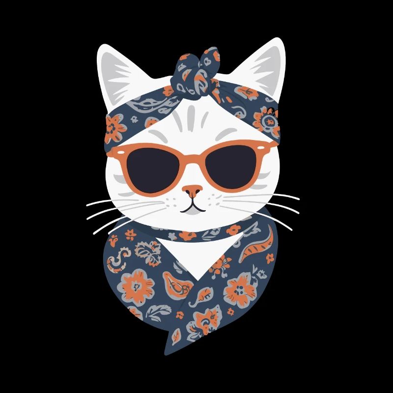 Mignon Chat Maman Cat Amant Maman Style