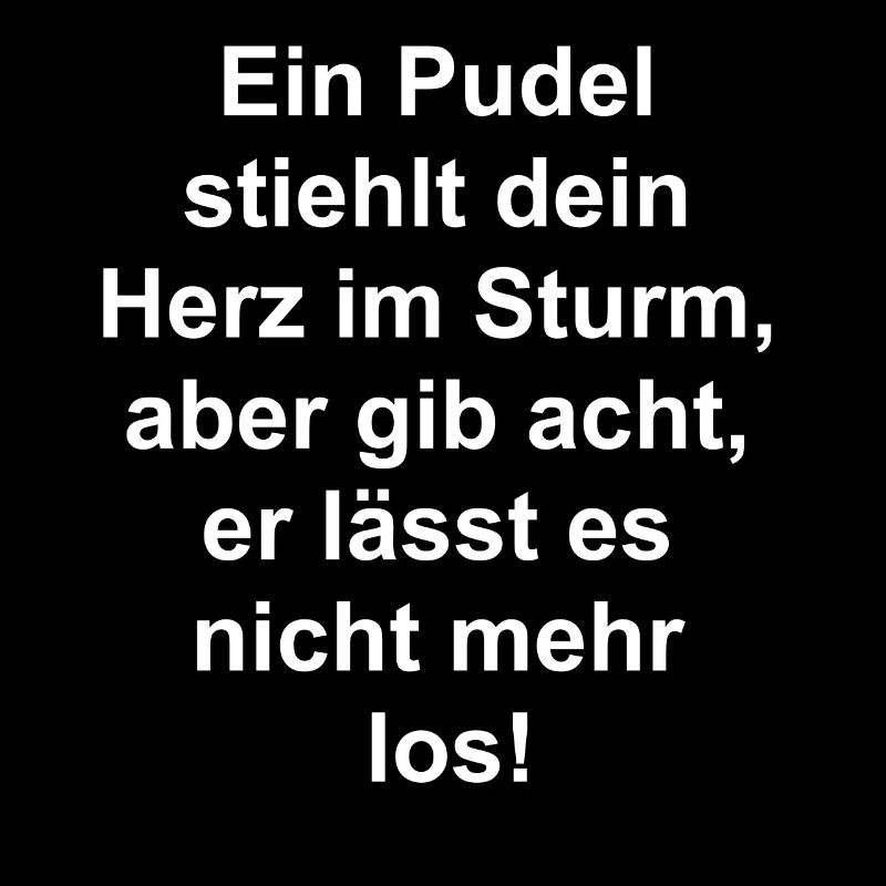Herz-Pudel-Geschenk