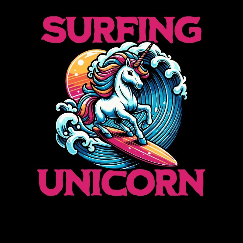 Licorne de surf