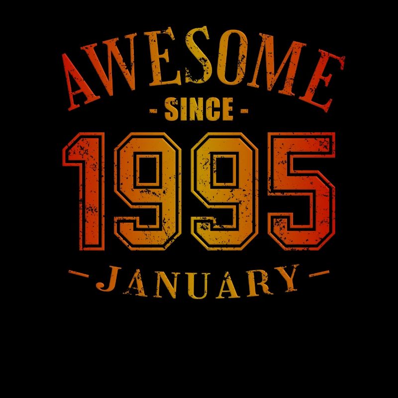 January 1995 - Geburtstag im Januar Awesome