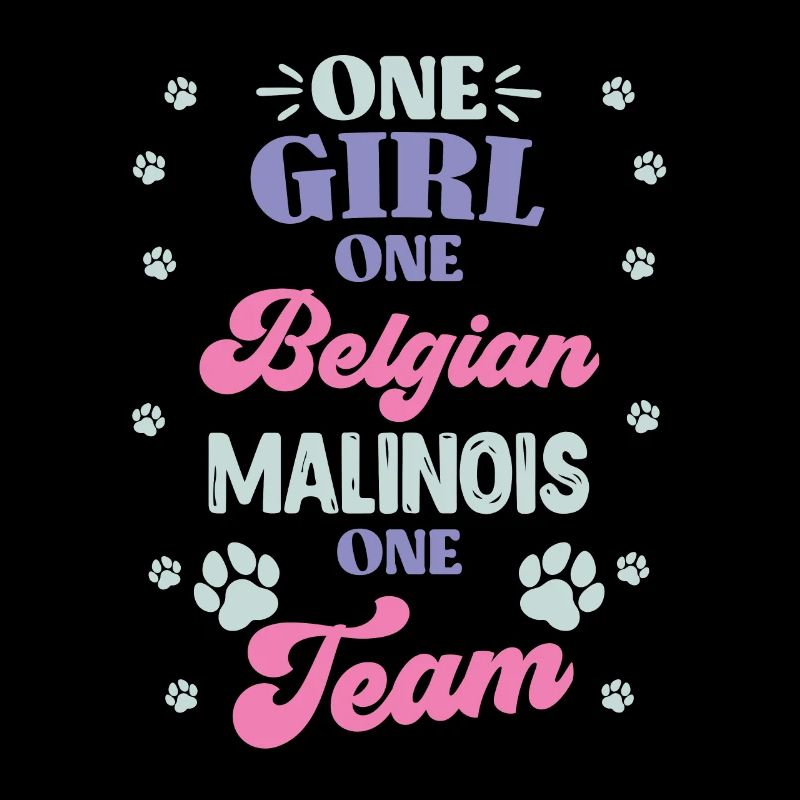 Malinois EIN MÄDCHEN EIN BELGISCHER SCHÄFERHUND