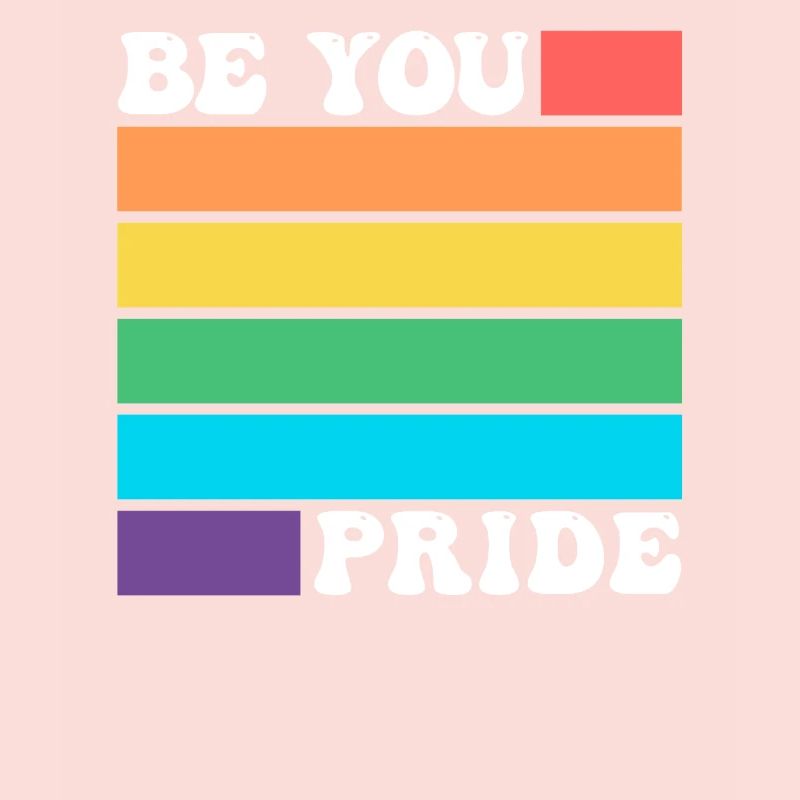 Sei du LGBTQ Schwul Lesbisch Pride Verbündeter Regenbogenflagge