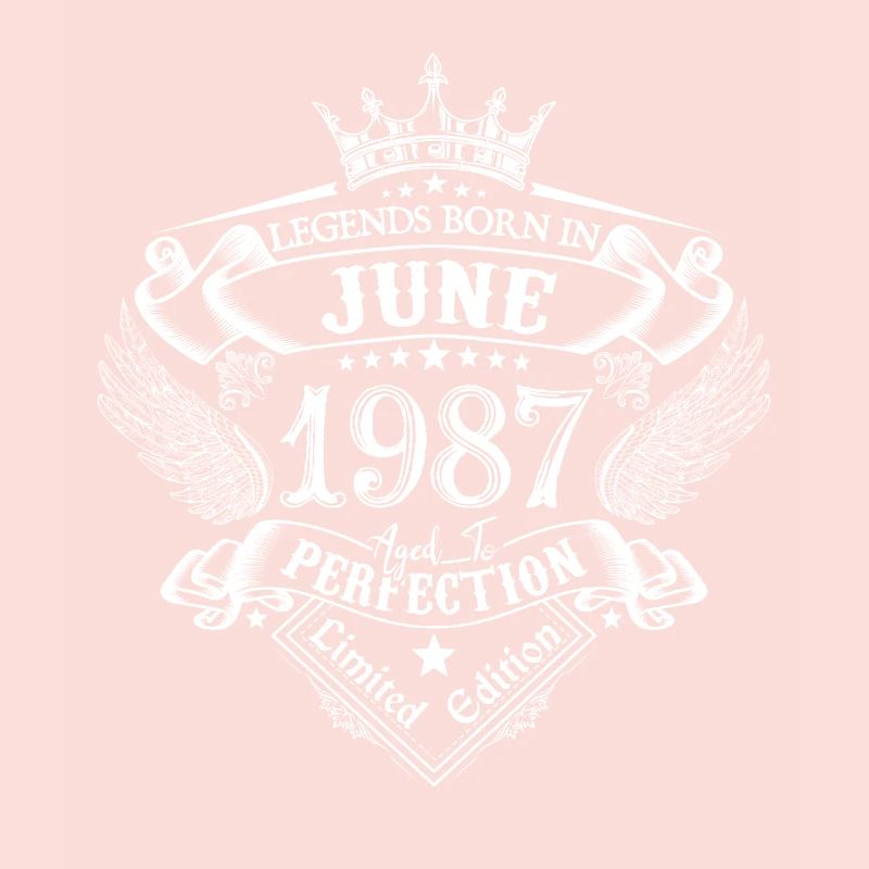 Juni 1987 Geburtstag Juni 1987 Juni Geschenk
