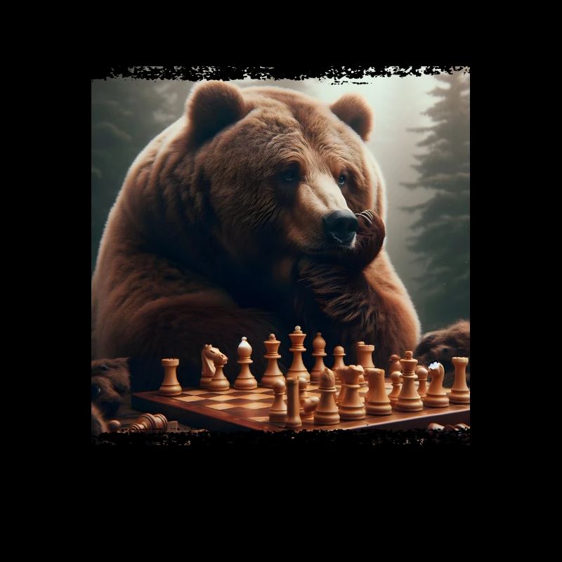 Chess Playing Bear