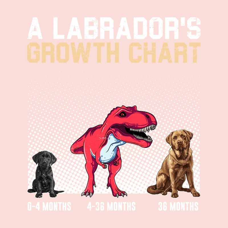 Labrador GROWTH CHART Labrador Owner Funny
