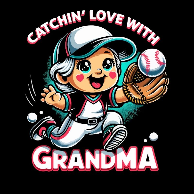 Baseball Oma Großmutter Großelterntag