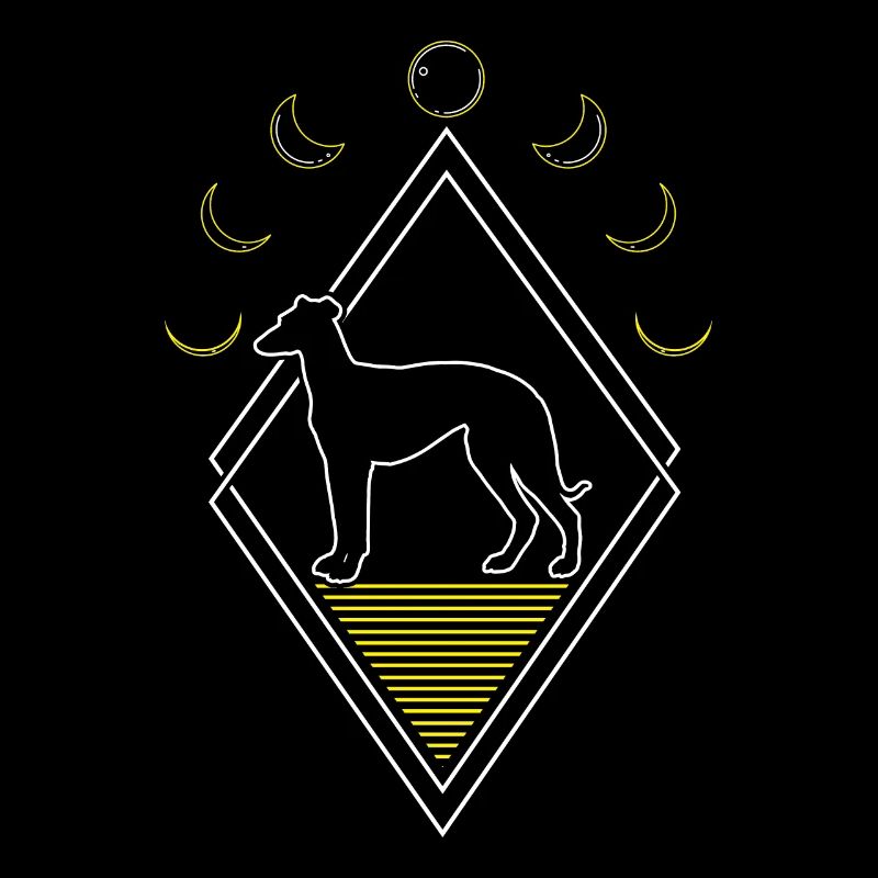 Greyhound Greyhound Abstrait Phases de Lune
