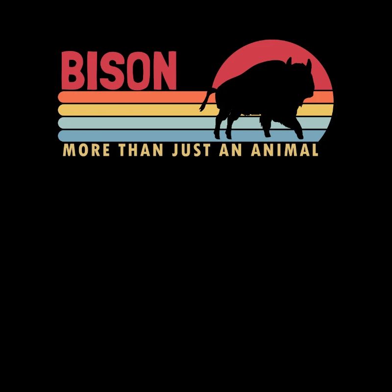 Le bison plus qu’un bison animal Bison d’Amérique