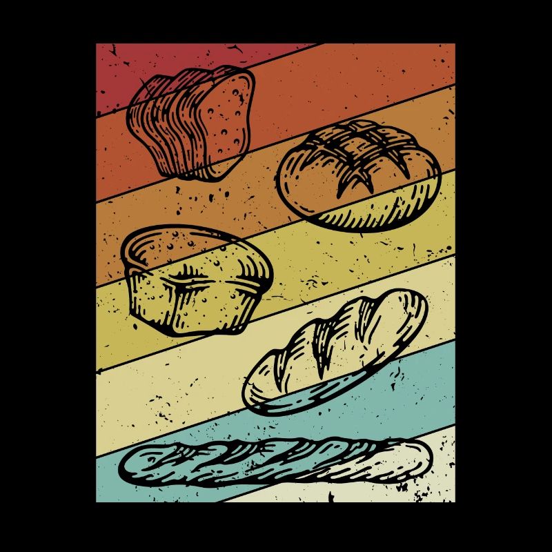 Retro Bread Dough Bread Maker Bread Queen Lover