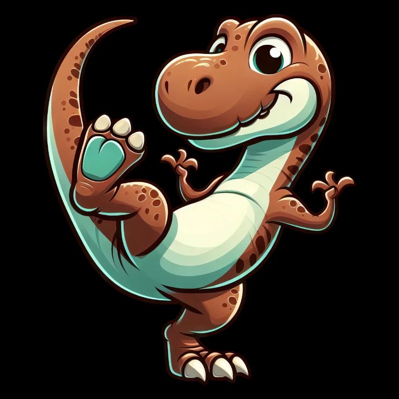 Dino T-Rex danseur danseur dinosaure