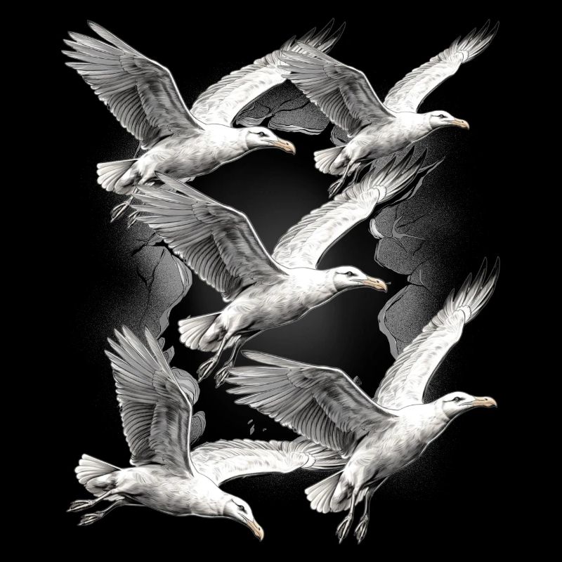 Möwen Möwe Maritim Seevögel