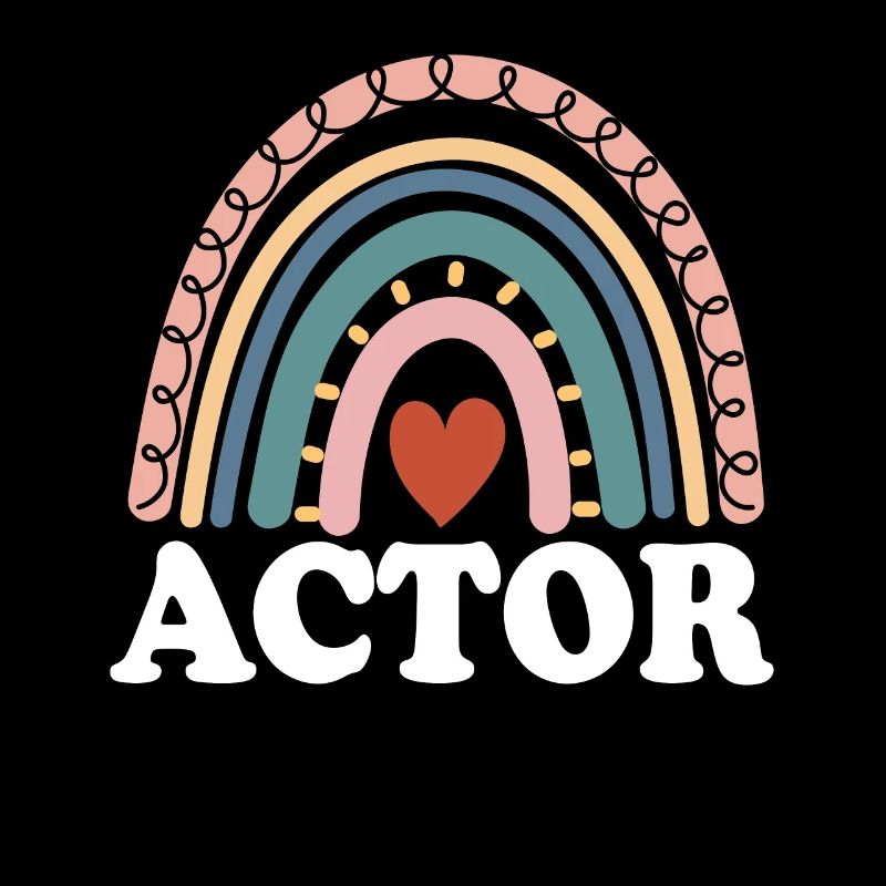 Funny Actor Movie Boho Rainbow Performing Actor
