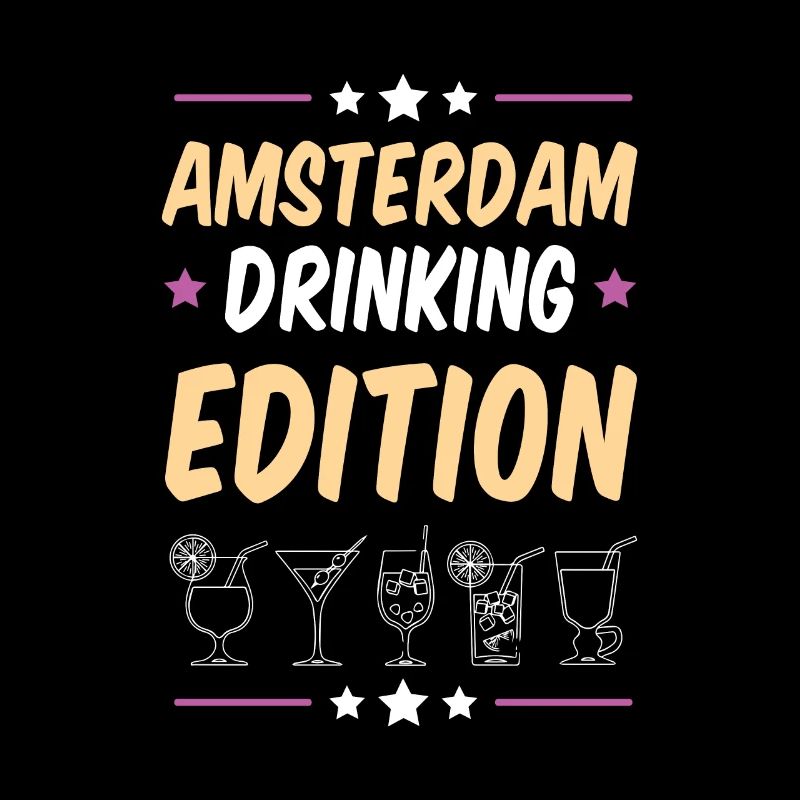 Soirée à boire à Amsterdam