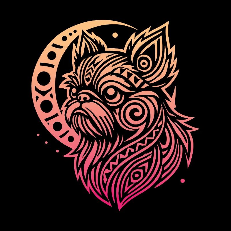 Brussels Griffon Stammes Moon Phases