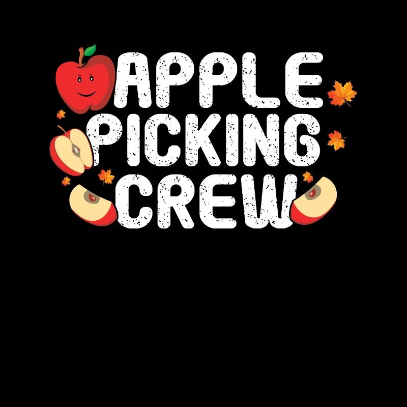 Cute Apple Picking Crew Fall Autumn Apple Picker