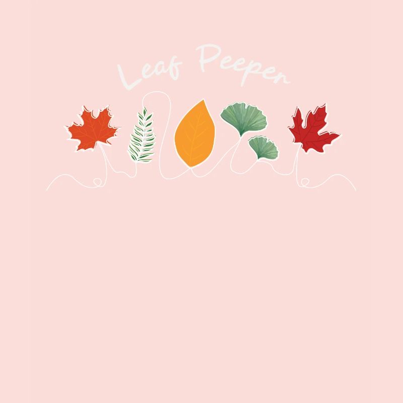 Leaf Peeper Cute Kawaii Foliage Leaf Peeping