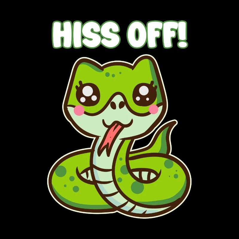 Hiss Off! - Cute Snake Pun