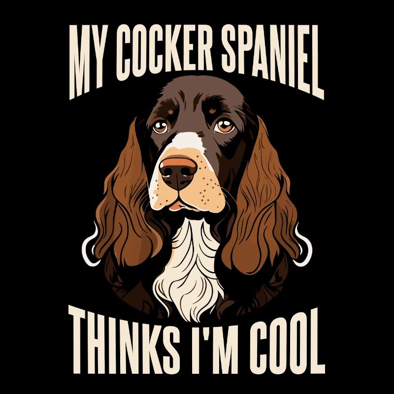 Mein Cocker Spaniel findet mich cool