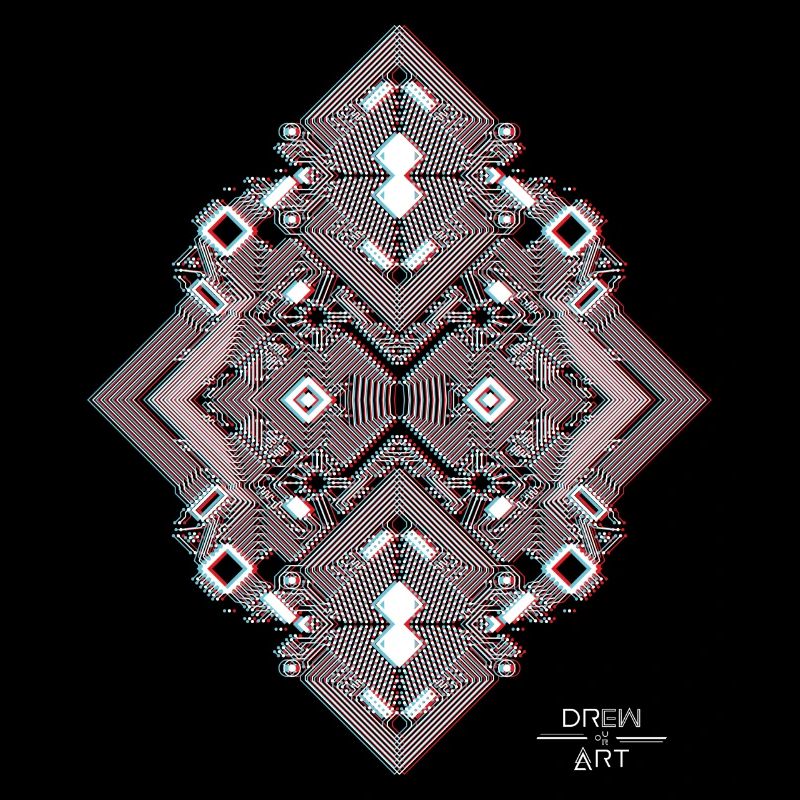 CIRCUIT PRINTED 1 3D weiß