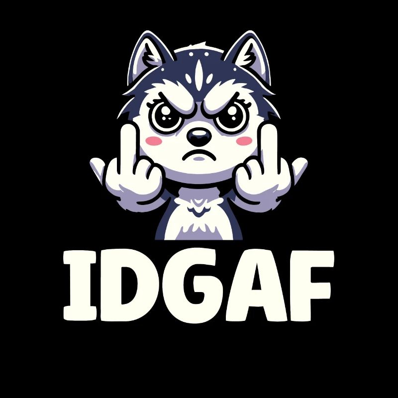 Siberian Husky Idgaf