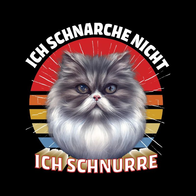 Chat persan JE NE RONFLE PAS, JE RONRONNE