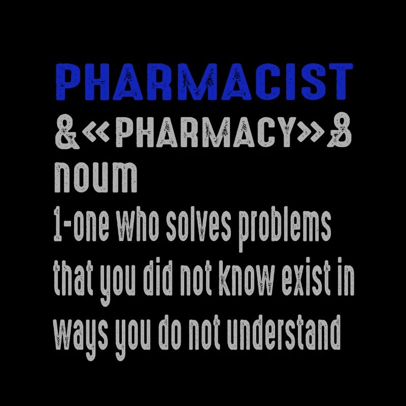future vintage retro pharmacist pharmacy tech