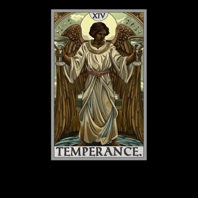 Tarot Card Tarot Card Temperance Temperance