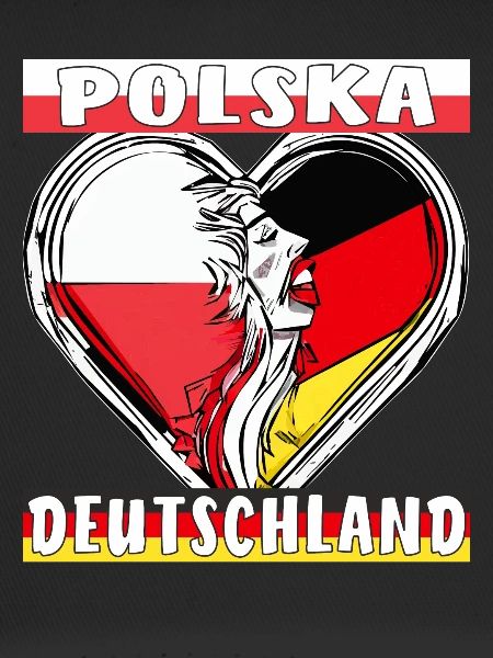 POLSKA GERMANY HEART
