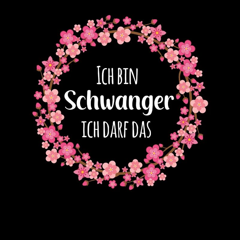 Zukünftige Mutter BIN SCHWANGER DARF DAS! Lustig