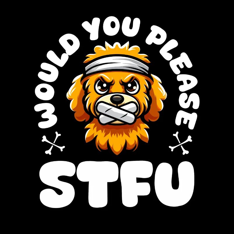 Golden Doodle Stfu Would You Please Shut Up