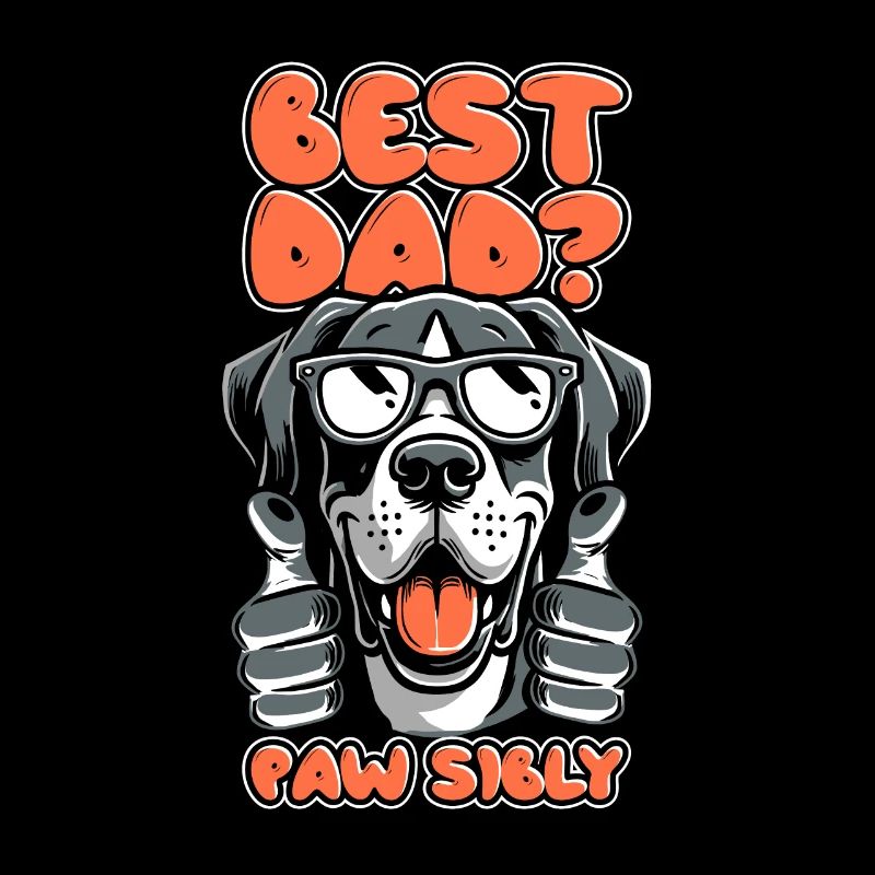 Deutsche Dogge Vater Best Dad Pawsibly