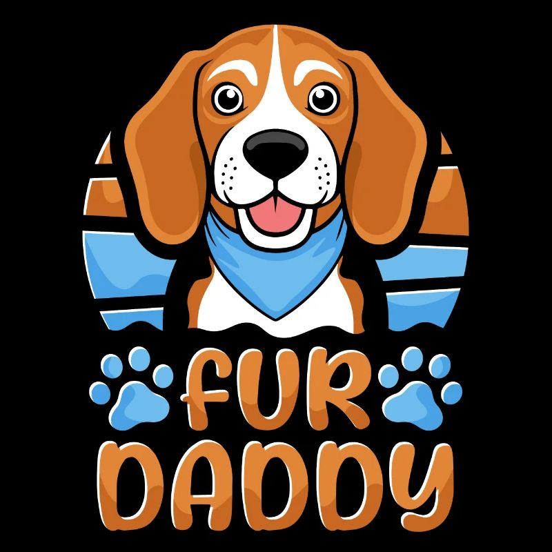 Beagle Father Dog Dad For Daddy