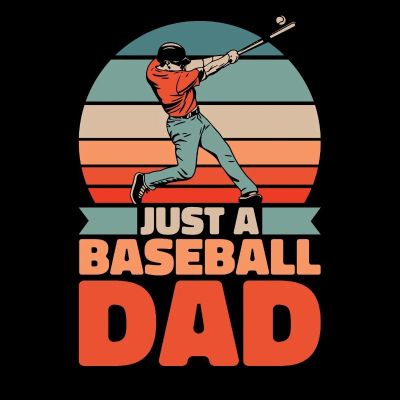 Baseball Vater Juste un papa de baseball