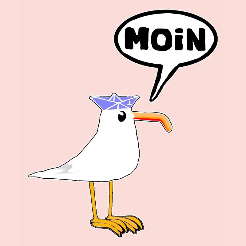 Moin Seagull Rubber Boots Boots Speech Bubble