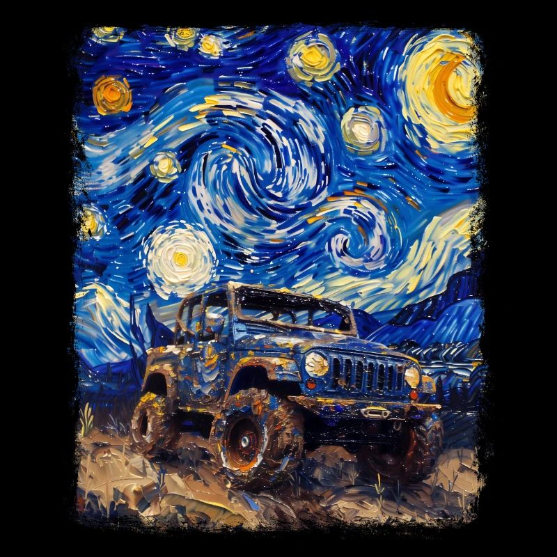 Mud Bogging Mudding Mud Racing Sternennacht Malere