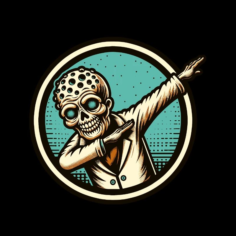 Dabbender Zombie Lustiges Dabbing Design