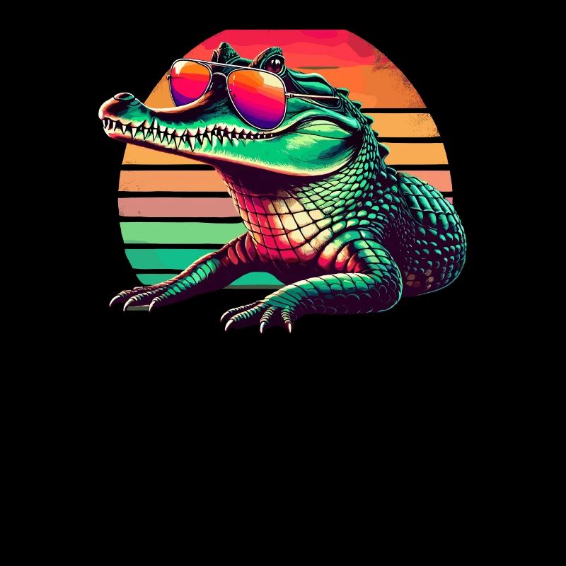 Polygon Art Gharial Gharials