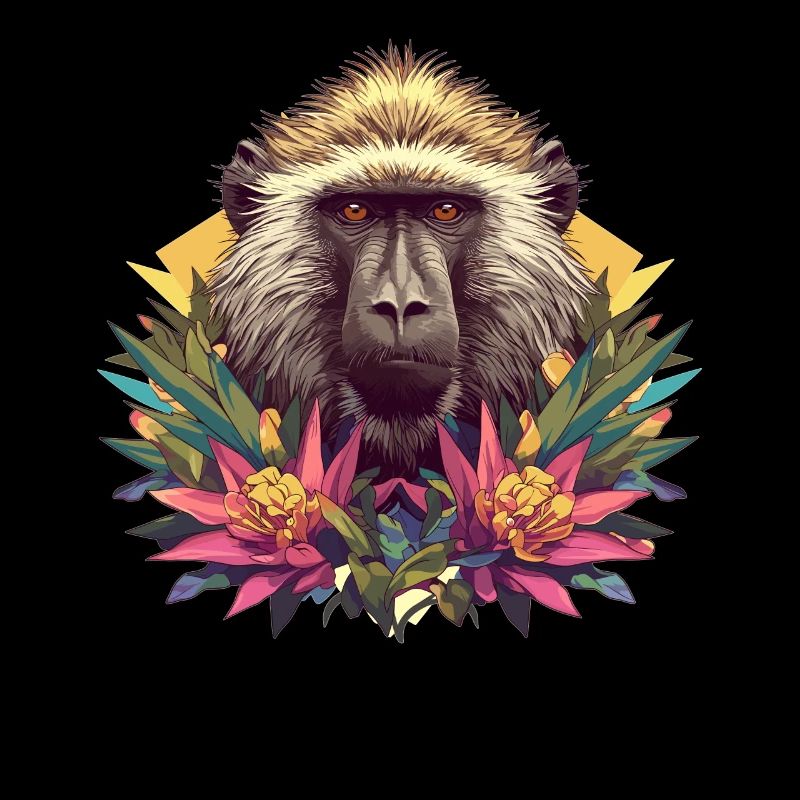 Baboon Paviane Pavian