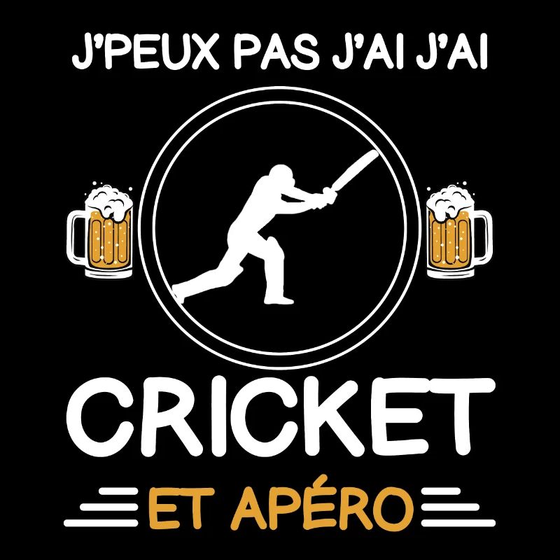 Ich kann nicht, ich habe einen Cricket-Aperitif-Schlagmann