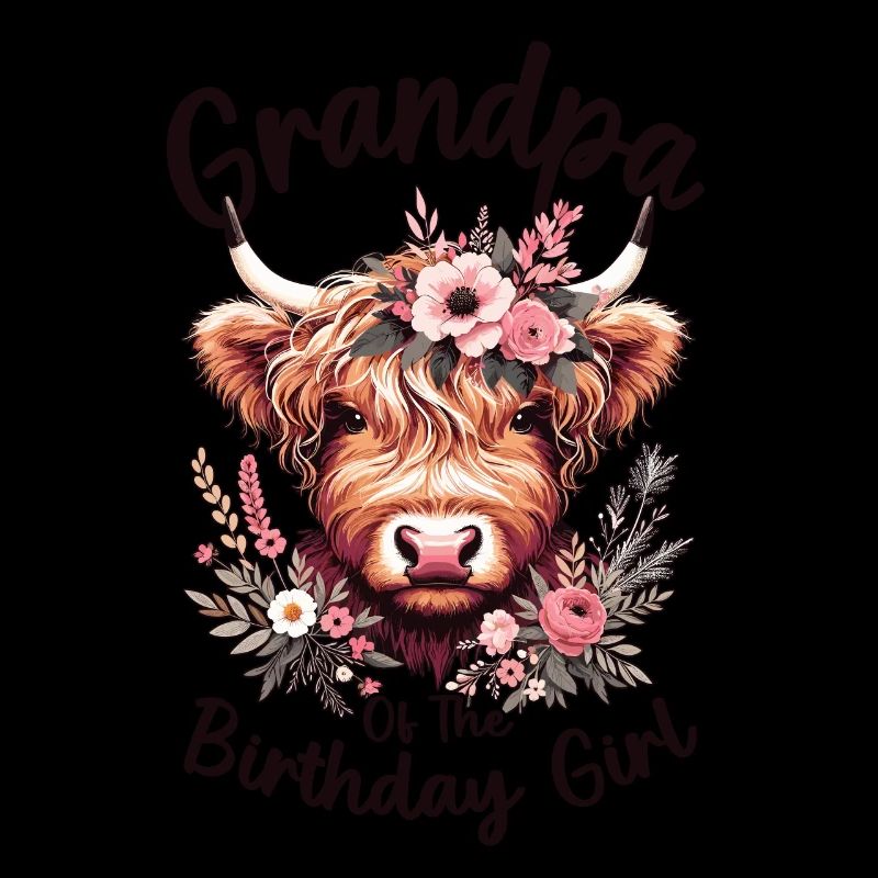 Papi de la fille d’anniversaire