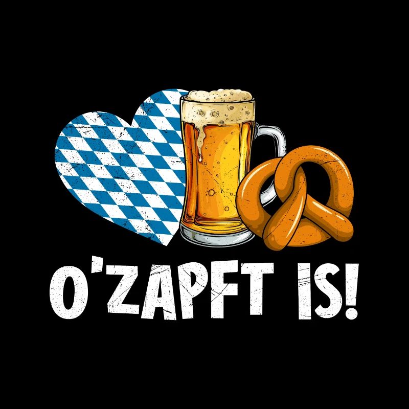 O'Zapft is Bier Trink Spruch Bierzelt
