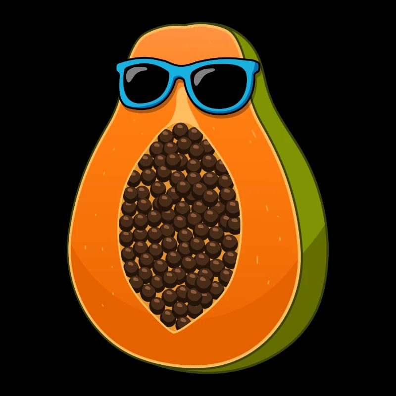 Exotic Fruit Vitamins Cool Papaya