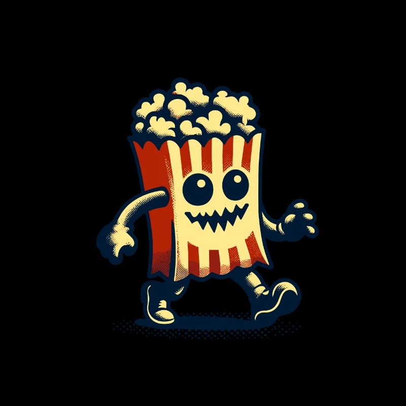 Pop-corn effrayant pour les films d’horreur Halloween