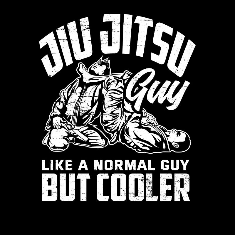 Un gars de Jiu Jitsu comme un gars normal seulement