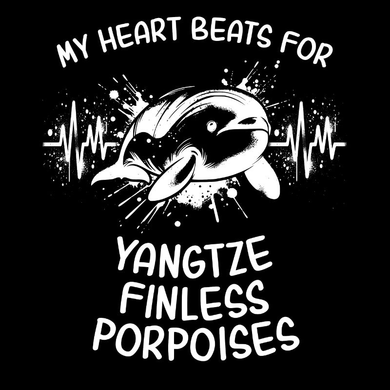 Fleuve Yangtze Smooth Dolphin Heartline