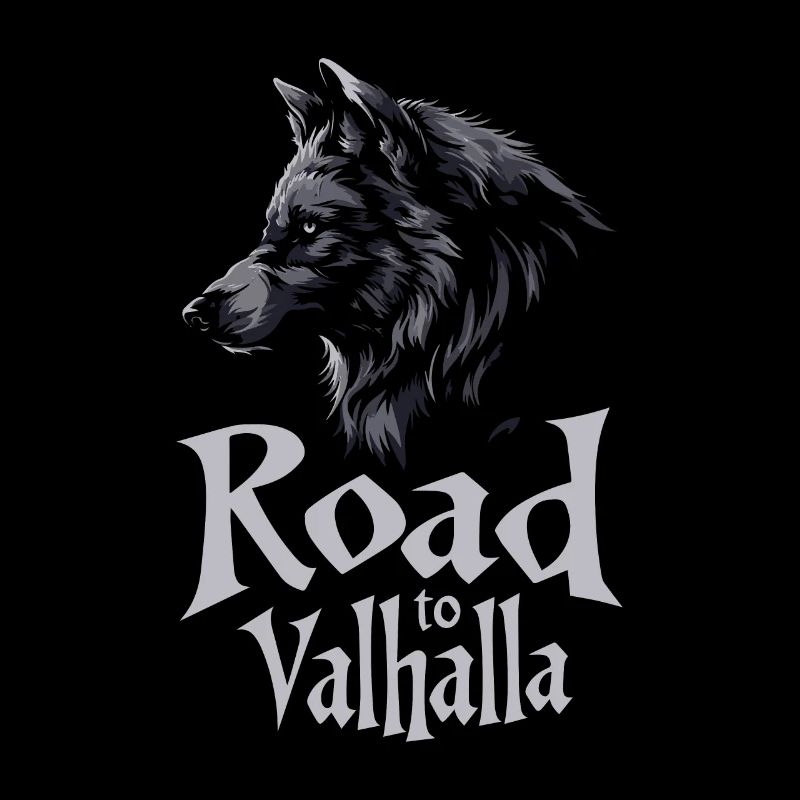 Seitenprofil Wolf Road to Valhalla Design