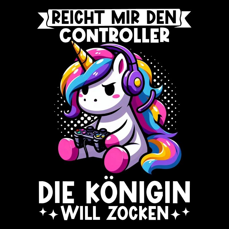 Reicht mir den Controller die Königin will zocken