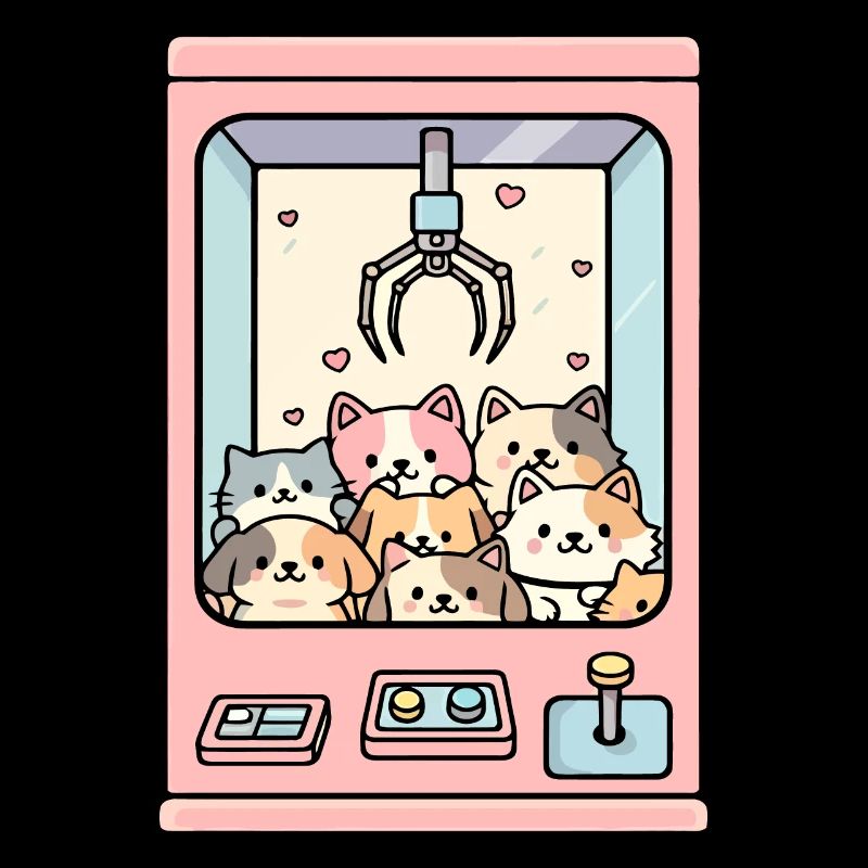 Mignonne machine à griffes