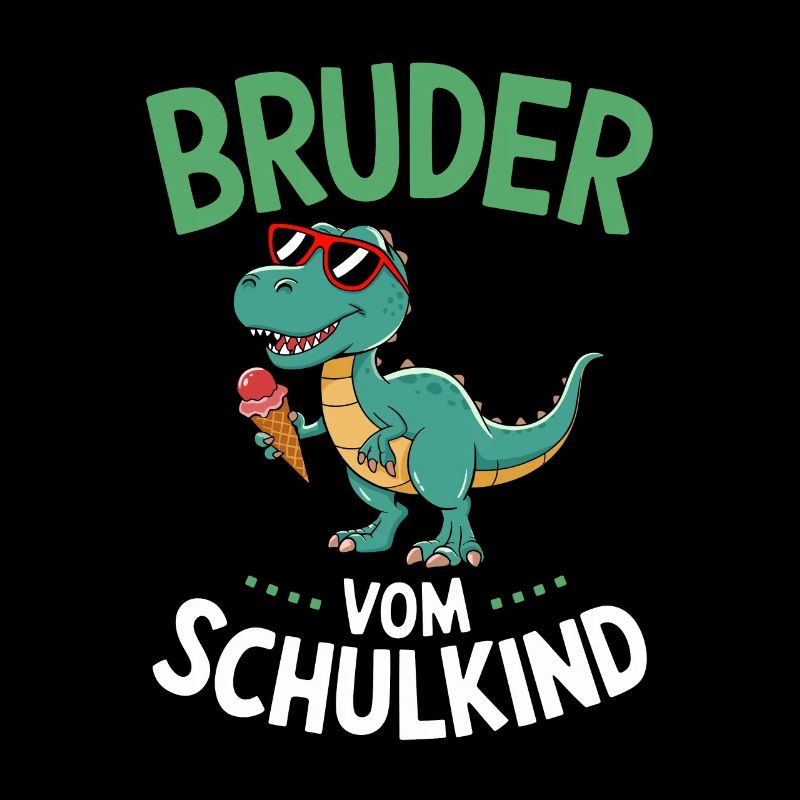 Cooler Dinosaurier Bruder von Schulkind 2025